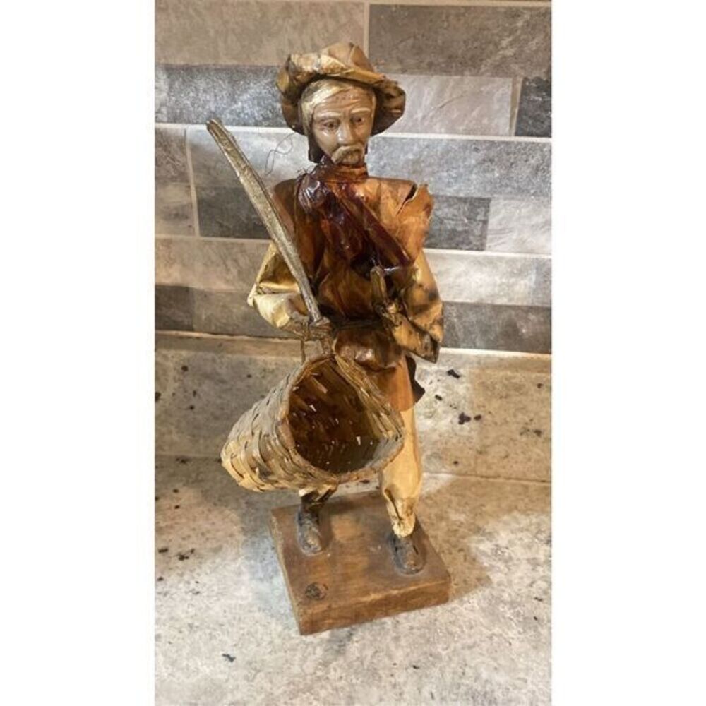 EB M.R.‎ Elaborado A Mano Handcrafted Paper Mache Figurine Folk Art Mexico 14”